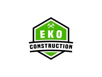 EKO construction logo design by suamitampan