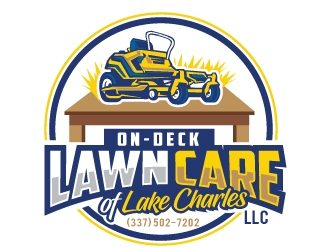 On-Deck Lawn Care of Lake Charles LLC logo design by REDCROW