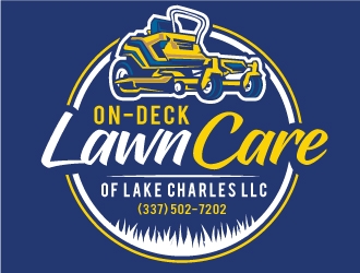 On-Deck Lawn Care of Lake Charles LLC logo design by REDCROW