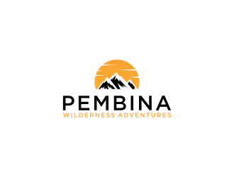 Pembina Wilderness Adventures logo design by kaylee