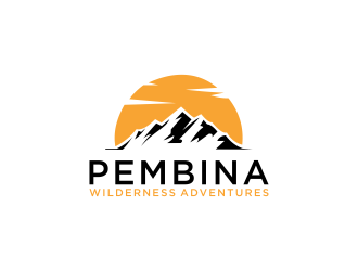 Pembina Wilderness Adventures logo design by kaylee