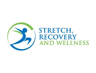 Stretch, Recovery and Wellness logo design by pixalrahul