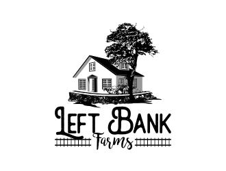 Left Bank Farms logo design by nandoxraf