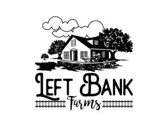 Left Bank Farms logo design by nandoxraf