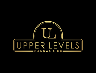 Upper Levels (Cannabis Co.) logo design by giphone