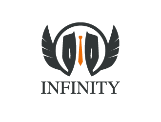 infinity logo design by spiritz
