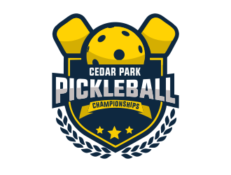 Cedar Park Pickleball Championships  logo design by aldesign