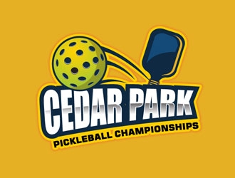 Cedar Park Pickleball Championships  logo design by frontrunner