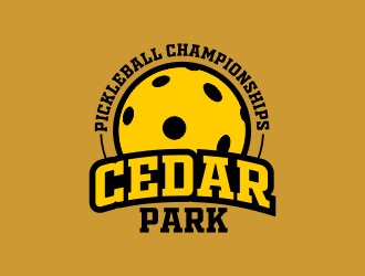 Cedar Park Pickleball Championships  logo design by ekitessar