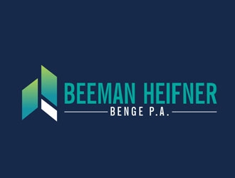 Beeman Heifner Benge P.A. logo design by frontrunner