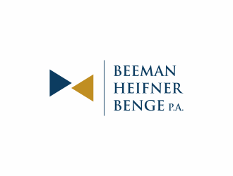 Beeman Heifner Benge P.A. logo design by HeGel