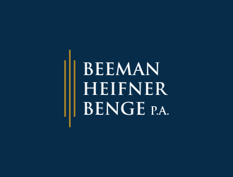 Beeman Heifner Benge P.A. logo design by HeGel