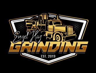Engel Hay Grinding logo design by DreamLogoDesign