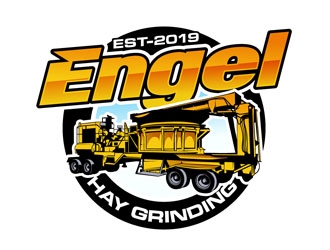Engel Hay Grinding logo design by DreamLogoDesign