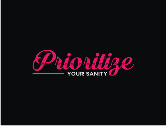 Prioritize Your Sanity logo design by vostre