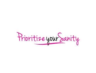 Prioritize Your Sanity logo design by maze