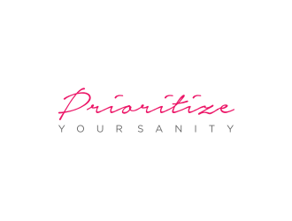 Prioritize Your Sanity logo design by narnia