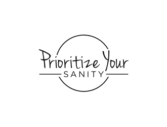 Prioritize Your Sanity logo design by logitec