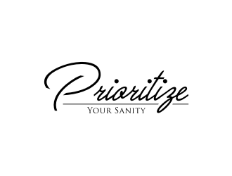 Prioritize Your Sanity logo design by KQ5