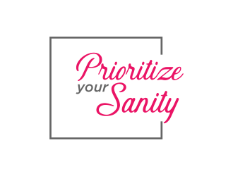 Prioritize Your Sanity logo design by Purwoko21