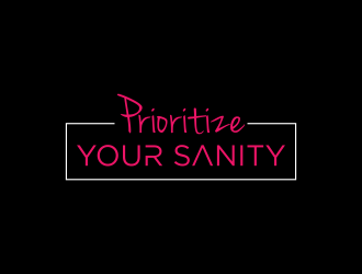 Prioritize Your Sanity logo design by luckyprasetyo