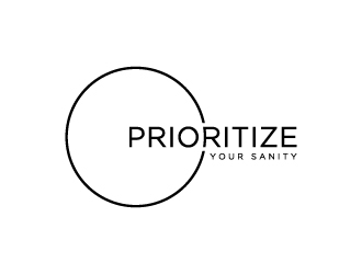 Prioritize Your Sanity logo design by BrainStorming