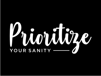 Prioritize Your Sanity logo design by Zhafir