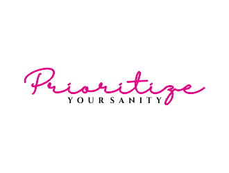 Prioritize Your Sanity logo design by FirmanGibran