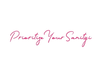 Prioritize Your Sanity logo design by J0s3Ph