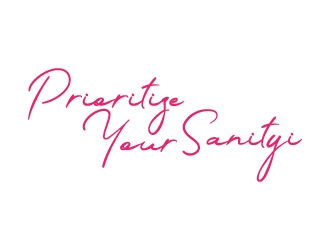 Prioritize Your Sanity logo design by J0s3Ph