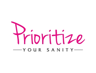 Prioritize Your Sanity logo design by karjen