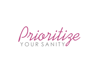 Prioritize Your Sanity logo design by serprimero