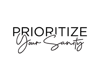 Prioritize Your Sanity logo design by neonlamp