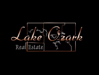 Lake Ozark Real Estate logo design by bougalla005