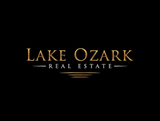 Lake Ozark Real Estate logo design by Lovoos