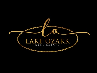 Lake Ozark Real Estate logo design by Lovoos