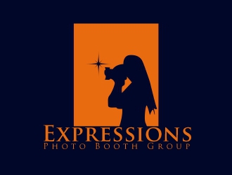 Expressions Photo Booth Group logo design by AamirKhan