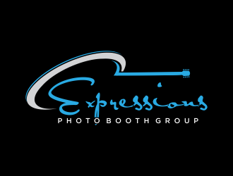 Expressions Photo Booth Group logo design by santrie