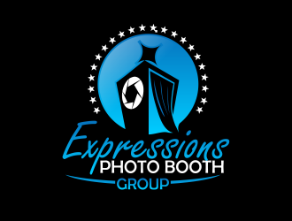 Expressions Photo Booth Group logo design by serprimero