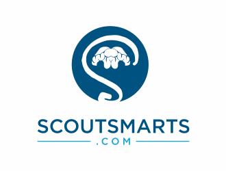 Scoutsmarts.com logo design by santrie