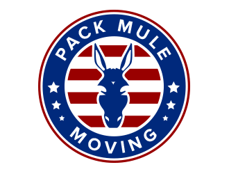 Pack Mule Moving LLC logo design by BeDesign