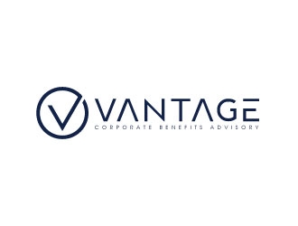 VANTAGE Corporate Benefits Advisory logo design by sanworks