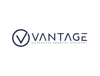 VANTAGE Corporate Benefits Advisory logo design by sanworks