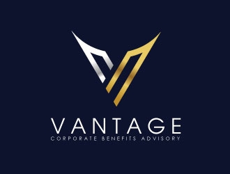 VANTAGE Corporate Benefits Advisory logo design by sanworks