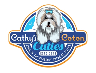 Cathys Coton Cuties logo design by DreamLogoDesign
