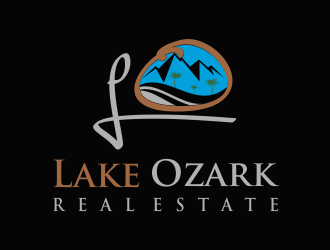 Lake Ozark Real Estate logo design by santrie