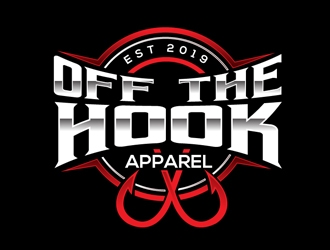 Off The Hook Apparel logo design by DreamLogoDesign