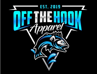 Off The Hook Apparel logo design by REDCROW