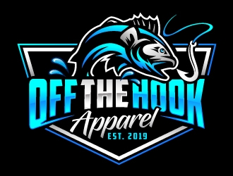 Off The Hook Apparel logo design by REDCROW