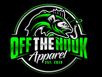Off The Hook Apparel logo design by REDCROW